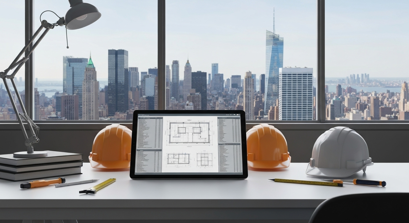 material takeoff blueprint NYC
